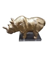 Brass Rhinoceros Sculpture - £49.39 GBP