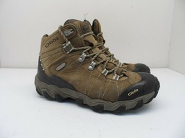 Oboz Women&#39;s Bridger Premium Mid B-DRY Hiking Boots Dark Oak Size 6.5M - £56.74 GBP