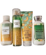 Bath &amp; Body Works Cucumber Melon Lotion + Mist + Cream 4Pc Set NEW - $82.06 CAD