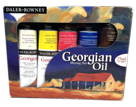 Daler-Rowney Georgian Oil Mixing Set 5 Tube Set Art Paints 75 ml - £32.77 GBP