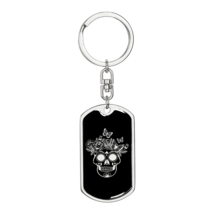 Calavera Mexican Sugar Skull 135 Stainless Steel or 18k Gold Premium Swi... - $37.95+