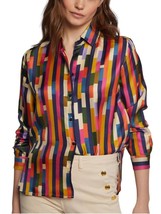 Vilagallo isabella shirt in Geometric - size L/44 - £92.44 GBP