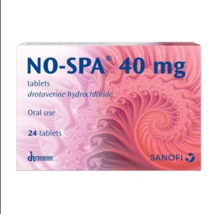 NO-SPA Comfort 40 mg x24 tabs relieves spasm, cystitis, menstrual pain, ... - $23.99