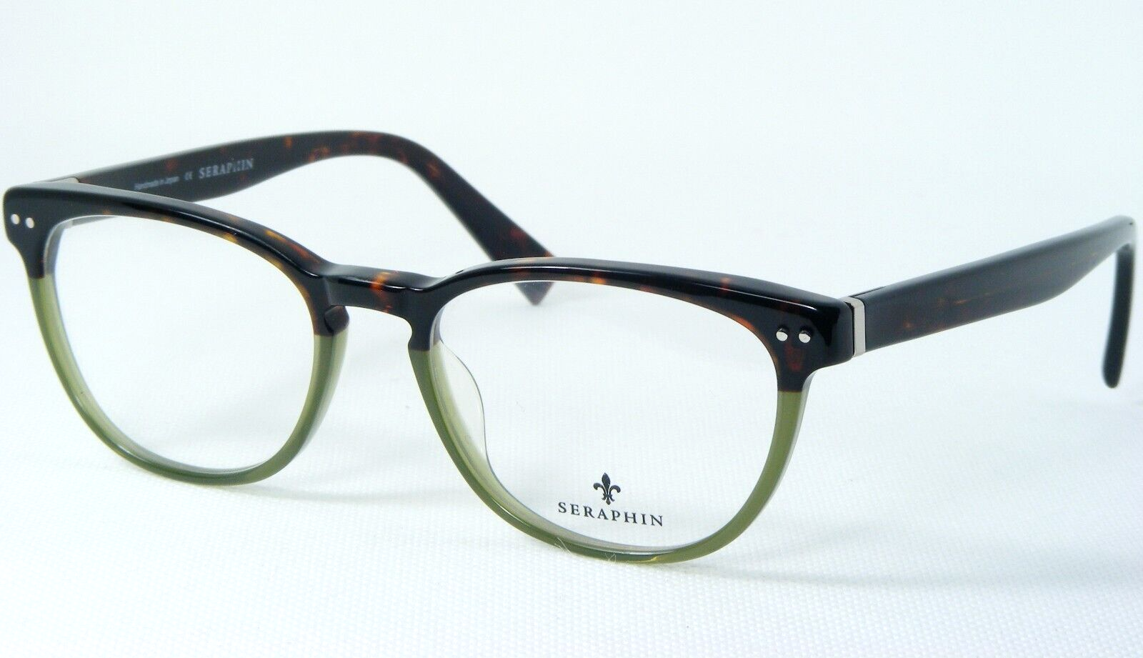 Seraphin Par Ogi Buchanan 8572 Écaille Sombre / Vert Lunettes 51-17-140 - $192.47