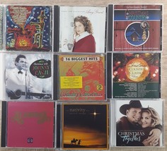 Country Holiday Christmas CD Lot of 9 Garth Brooks &amp; Trisha Yearwood Together - £14.23 GBP