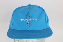 Deadstock Vintage 90s Streetwear Spell Out Tucson Arizona Cactus Snapback Hat - £23.29 GBP