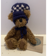 Boyds Bear Boris with Blue Hat Brown - £8.59 GBP