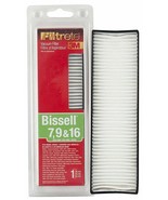 NEW 3M Filtrete Bissell 7/9/16 Single Vacuum Filter 66807A HEPA cleanvie... - £5.13 GBP