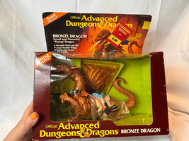 Advanced Dungeons &amp; Dragons 1983 BRONZE DRAGON Flying Dragon LJN TSR Inc... - $395.95