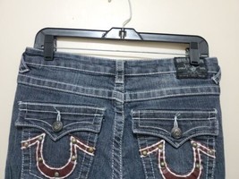 TRUE RELIGION Jeans Womens 28 (33x31) Joey Super T Blue Denim Pants Juniors USA  - £22.73 GBP
