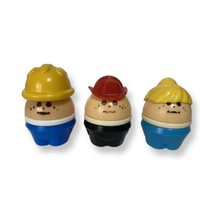 Vintage Little Tikes Toddle Tots: Girl, Firefighter, Construction Lot of 3 - £5.45 GBP
