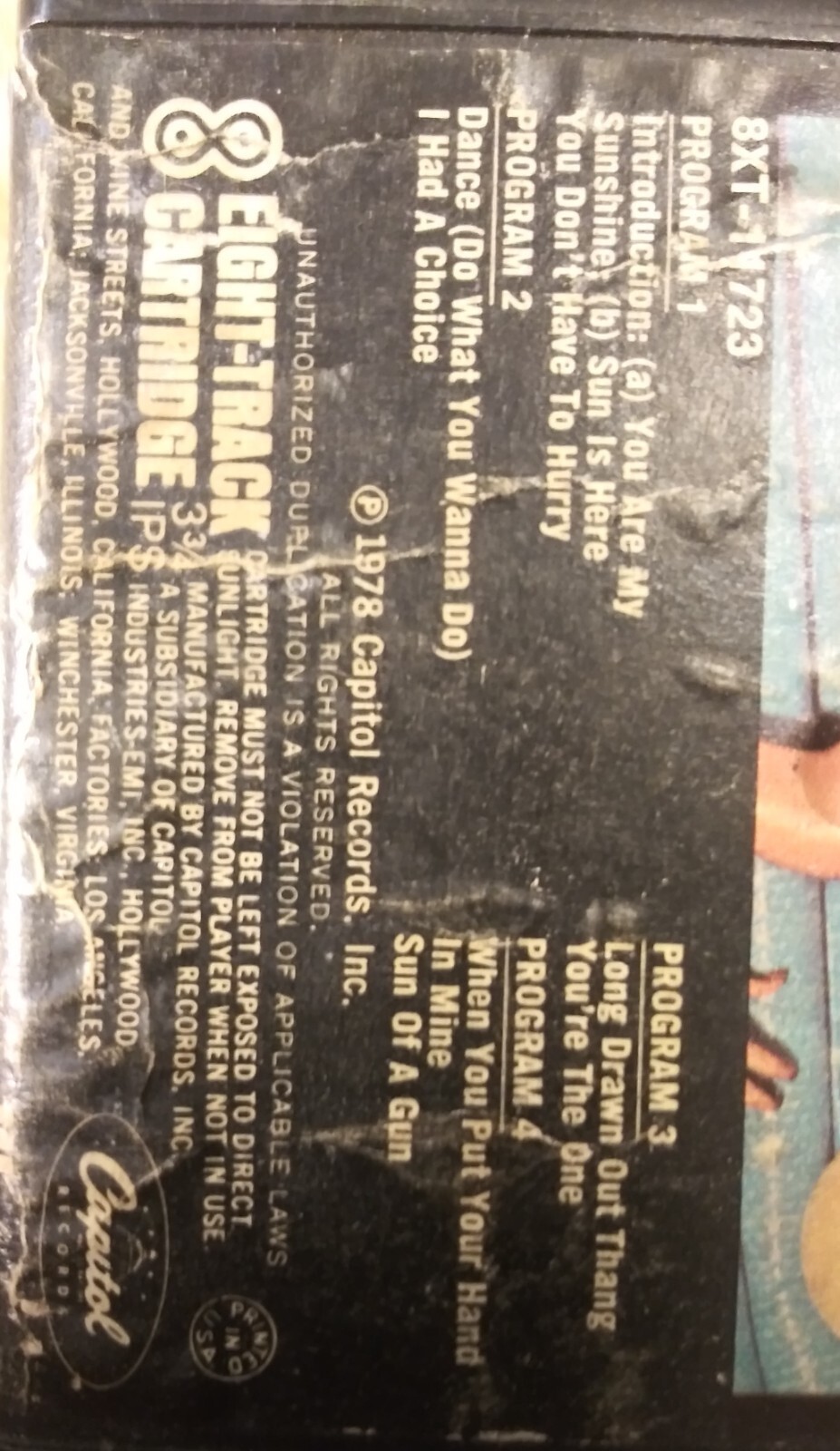 8 Track-Sun-SunBurn-Fully Refurbished & Tested Item image 2