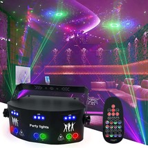 Party Lights, 15 Eyes RGB DJ Disco Lights, Strobe Stage Light Sound Activated - £76.73 GBP