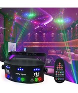 Party Lights, 15 Eyes RGB DJ Disco Lights, Strobe Stage Light Sound Acti... - £76.91 GBP