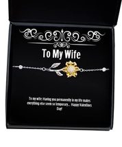 Joke Wife, to My Wife: Having You Permanently in My Life Makes Everything. !, In - £39.03 GBP