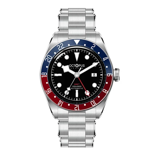  customized vintage watch GMT two time  Automatic watch - £1,101.02 GBP