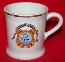 Vintage BARQUE EAGLE US Coast Guard USCGC Cutter Bill&#39;s Mug Shop COFFEE CUP - £28.79 GBP