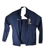 Lions Wrestling Uniform Top Warm Up Navy Blue Mens Small Nike (FLAW ZIPPER) - £15.77 GBP
