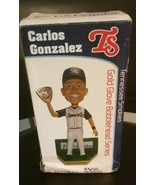 CARLOS GONZALEZ MLB Rockies Tennessee Smokies RARE Gold Glove Bobblehead - $16.69