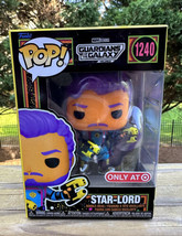 Funko Pop Guardians of The Galaxy Vol 3 #1240 Star-Lord Blacklight Target NEW - £18.37 GBP