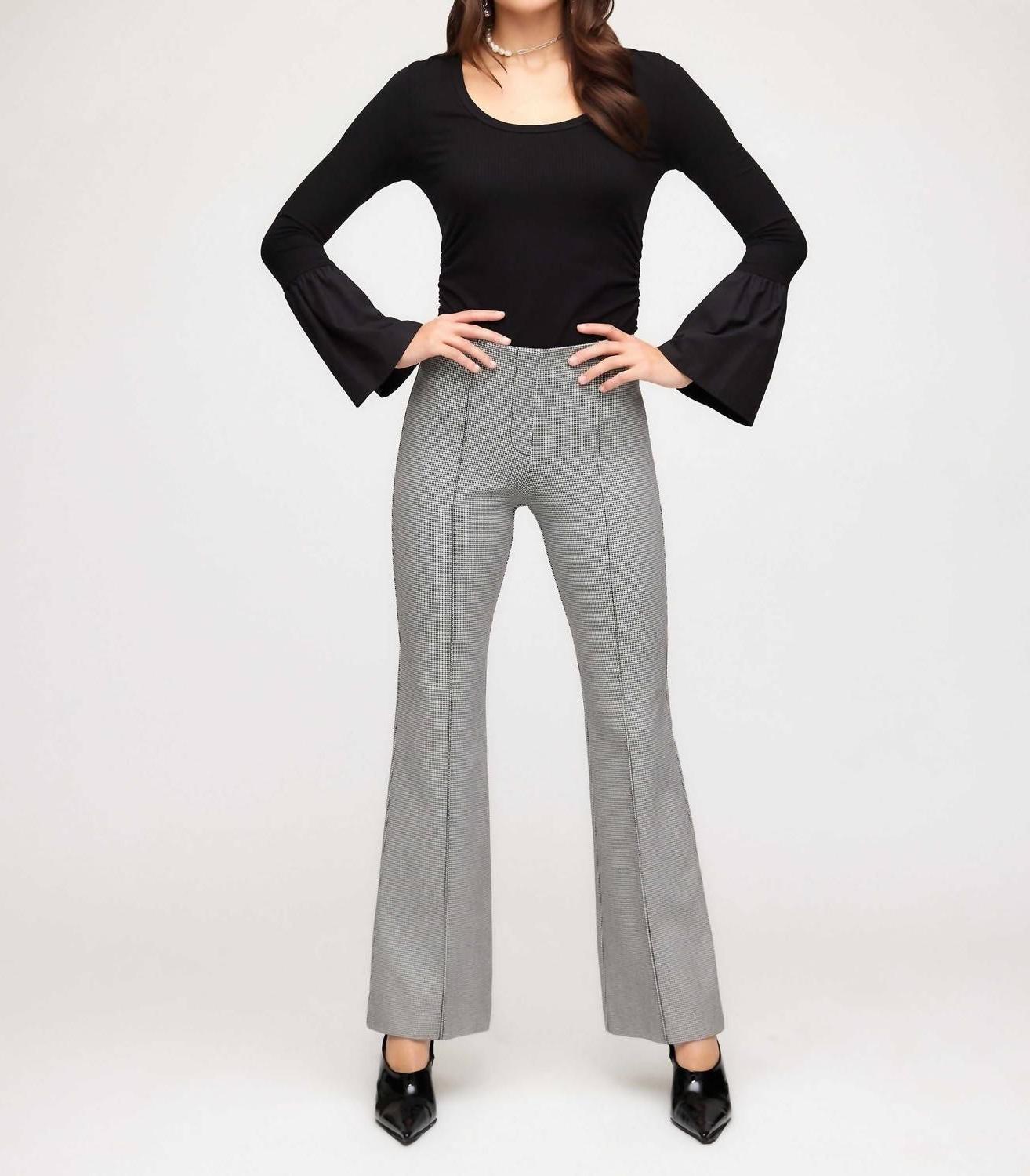 Fifteen Twenty Emerson Bootcut Pants Houndstooth - $86.00
