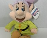 Disney Store Snow White and the Seven Dwarfs Dopey sitting plush doll wi... - $13.50