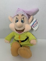 Disney Store Snow White and the Seven Dwarfs Dopey sitting plush doll wi... - £10.59 GBP