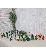 Rare Vintage 50-Piece Toy Soldier / Army Men and Vehicle / Tanks Lot Col... - $546.62 MXN