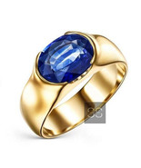 Blue Sapphire Ring, Handmade Ring, 925 Sterling Silver, Statement Ring - £61.83 GBP