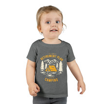 Toddler Tee &quot;Yes I Have A Retirement Plan, I Plan On Camping&quot; Meme Graphic - £13.17 GBP