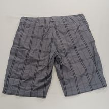 Cabela's Casuals Women's Gray Collection Chino Hiking Plaid Shorts Sz 14 (36×11) image 2