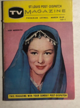 TV MAGAZINE St. Louis (MO) Post-Dispatch March 23, 1958 Judi Meredith - £11.79 GBP