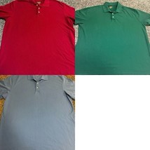 Foundry Polo Shirt 3XLT Tall Short Sleeve Collared Cotton Mens - $9.07