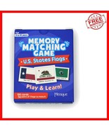 U.S. States Flags Memory Matching Game - 100 Card Educational Fun for Al... - $46.81 CAD