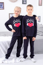 Sleepwear (unisex) “Family look”, Any season,  Nosi svoe 6076-L (serdech... - £19.02 GBP+