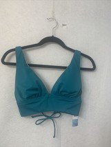Beach Betty Women&#39;s, Slimming Control V-Neck Lace-Up Bikini Top -- Size S - £4.76 GBP