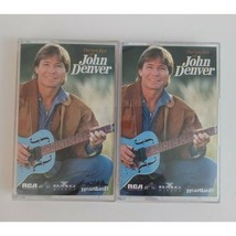 The Very Best of John Denver 2 Cassette Tape Set Music Rocky Mountain High - £6.19 GBP