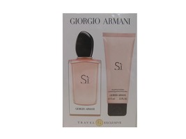 Armani Si by Giorgio Armani 3.4 oz Eau de Parfum Spray + 2.5 oz B /L for... - £87.27 GBP
