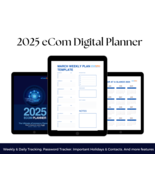 2025 Digital eCom Planner | Printable Daily, Weekly & Monthly | PDF Download - $8.90