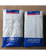2 x Jockey NWT Classic Big Man Size 68 100% Cotton Full Rise Briefs, 2ct Pkg  Y - £19.16 GBP