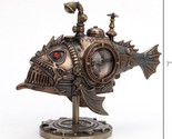 Steampunk Submarine Model Fantasy Statue Home Decor Deep Sea Diving Lant... - $143.52