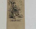 A Good Catch Woman Fishing Victorian Trade Card VTC2 - $6.92