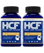 HCF Happy, Calm & Focused | Focus, Attention & Mood Supplement (90 Caps/2-Pack) - £63.21 GBP