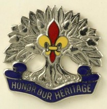 Vintage Us Military Insignia Pin Dui 256th Infantry Brigade Honor Our Heritage - £7.61 GBP