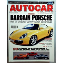 Autocar Magazine 12 August 2003 mbox928 Bargain Porsche - £3.94 GBP