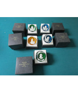 Crystal Cameo Paperweight  &quot;Franklin-Mint-Baccarat&quot;  PICK 1 - $1,336.62 MXN