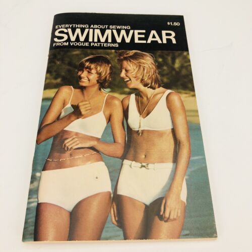 Everything About Sewing Swimwear From Vogue Patterns Booklet Vintage 1972 - £7.19 GBP