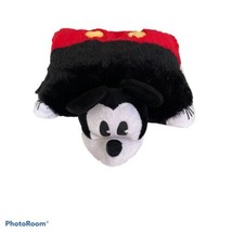 Disney Mickey Mouse Pillow Pets 17&quot; Folding Plush Pillow Large Authentic - $15.82