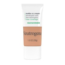 Neutrogena Clear Coverage Flawless Matte CC Cream, Warm Linen, 1 oz.. - £23.73 GBP