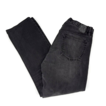 Gap Mens Classic Straight Jeans Black Whiskered Stretch Pockets Denim 31... - £16.35 GBP